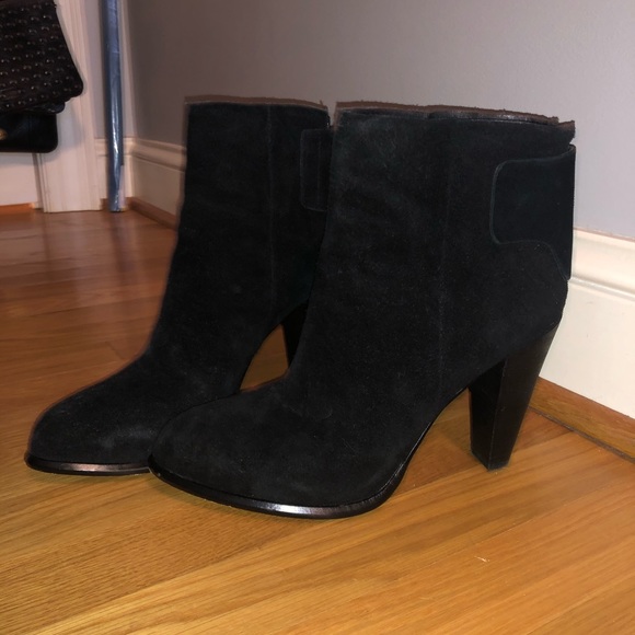 Black French Connection suede heels - Picture 1 of 7